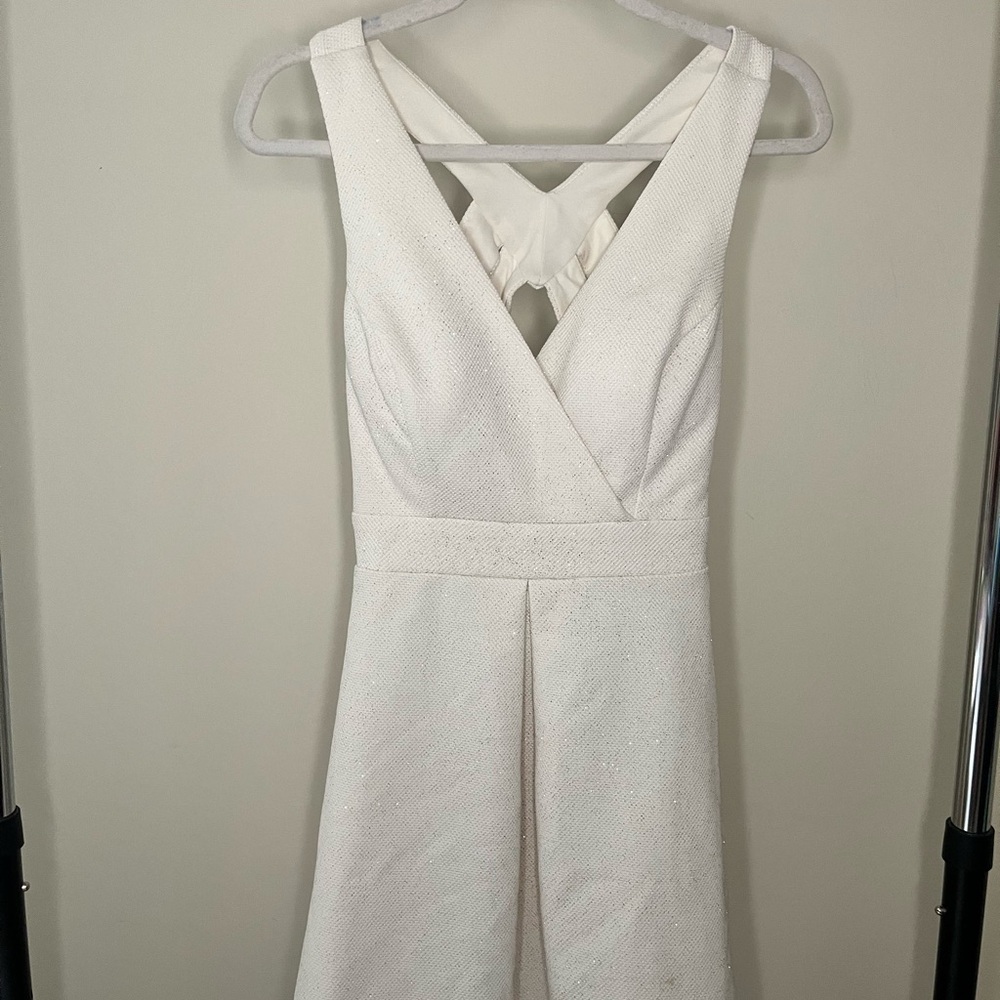 Speechless White Textured Dress
